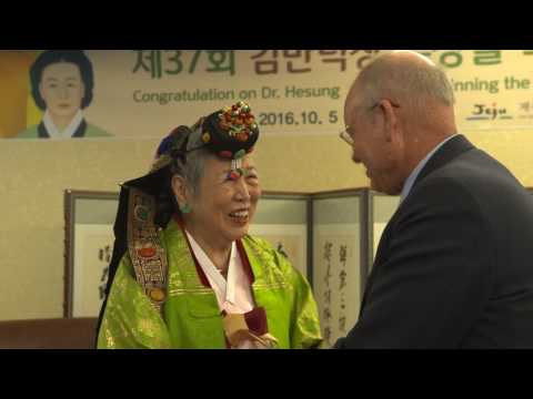Dr. Hesung Koh: Kim ManDeok Award Ceremony
