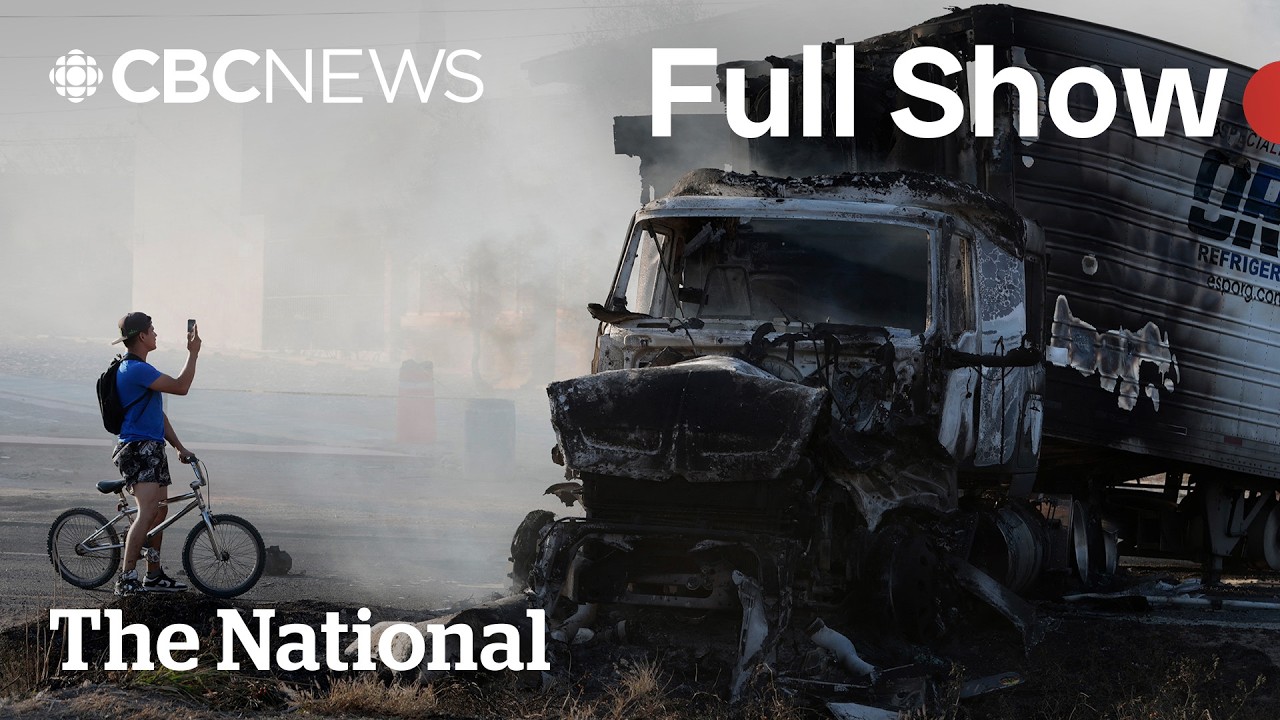 CBC News: The National | Tourists stuck in Mexico cartel chaos