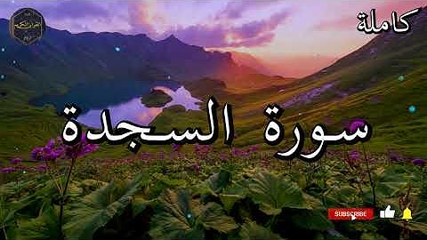 سورة السجدة كاملة بصوت جميل جدا الشيخ أبو بكر الشاطري 🌹