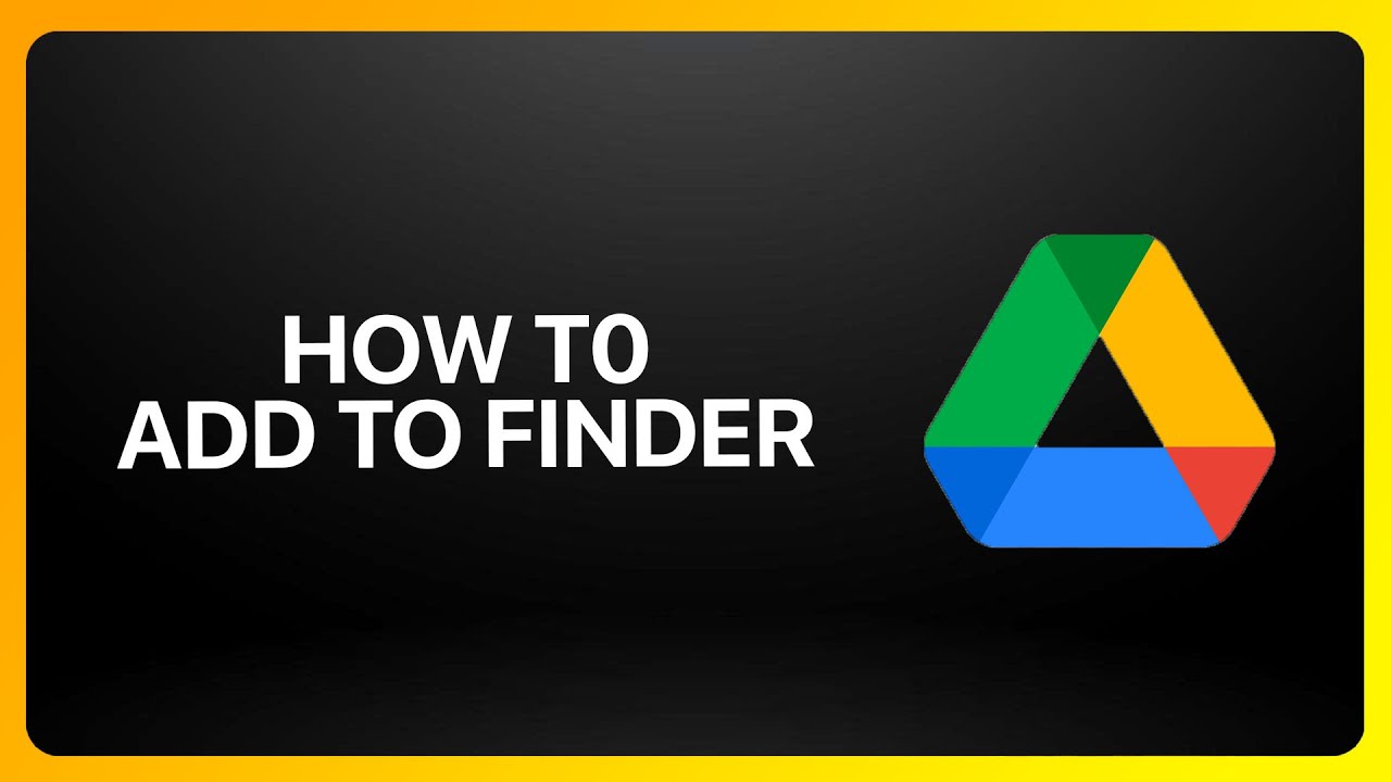 Как добавить Google Диск в Finder 2025! Руководство