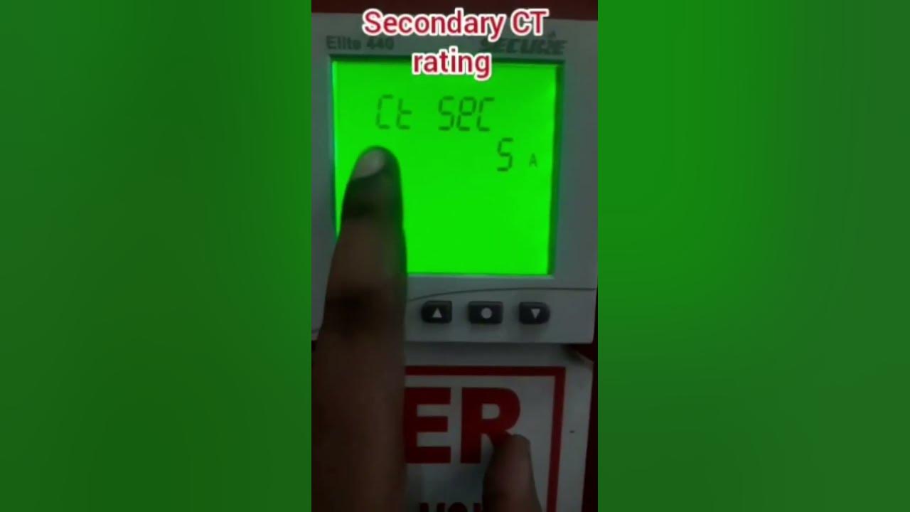 Elite 440 energy meter  CT ratio  setting