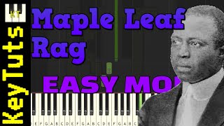 Maple Leaf Rag Joplin - Easy Mode Piano Tutorial Synthesia