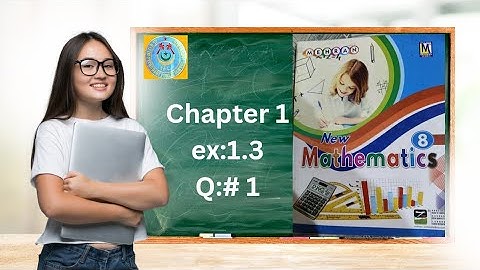 Exercise 1.3 Question 1 | Sets and Union & Intersection Operations | Class 8 Math 
