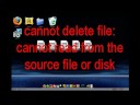 Cannot Delete File: Cannot Read From Source File or Disk!!!!
