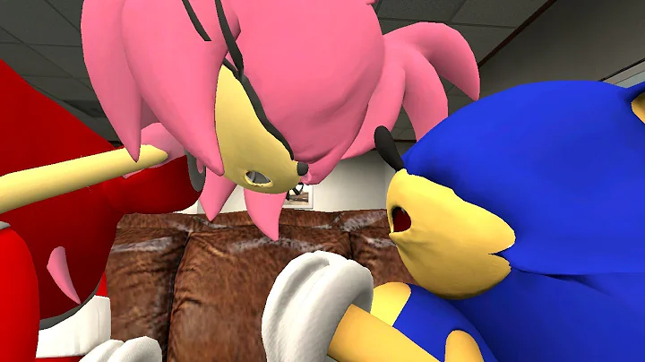 Amy megcskolja Sonic-ot!