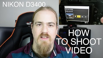 How to shoot video on a Nikon D3400