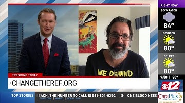 Change The Ref -  Manuel Oliver - Antiviral Weapon Campaign - Public Relations Nonprofit Marketing