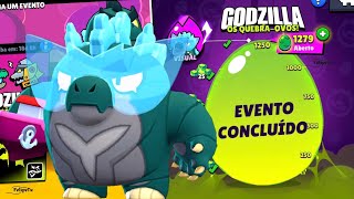 EVENTO GODZILLA CONCLUÍDO, TESTANDO A NOVA SKIN GODZILLA, O FINAL SURPREENDEU!!