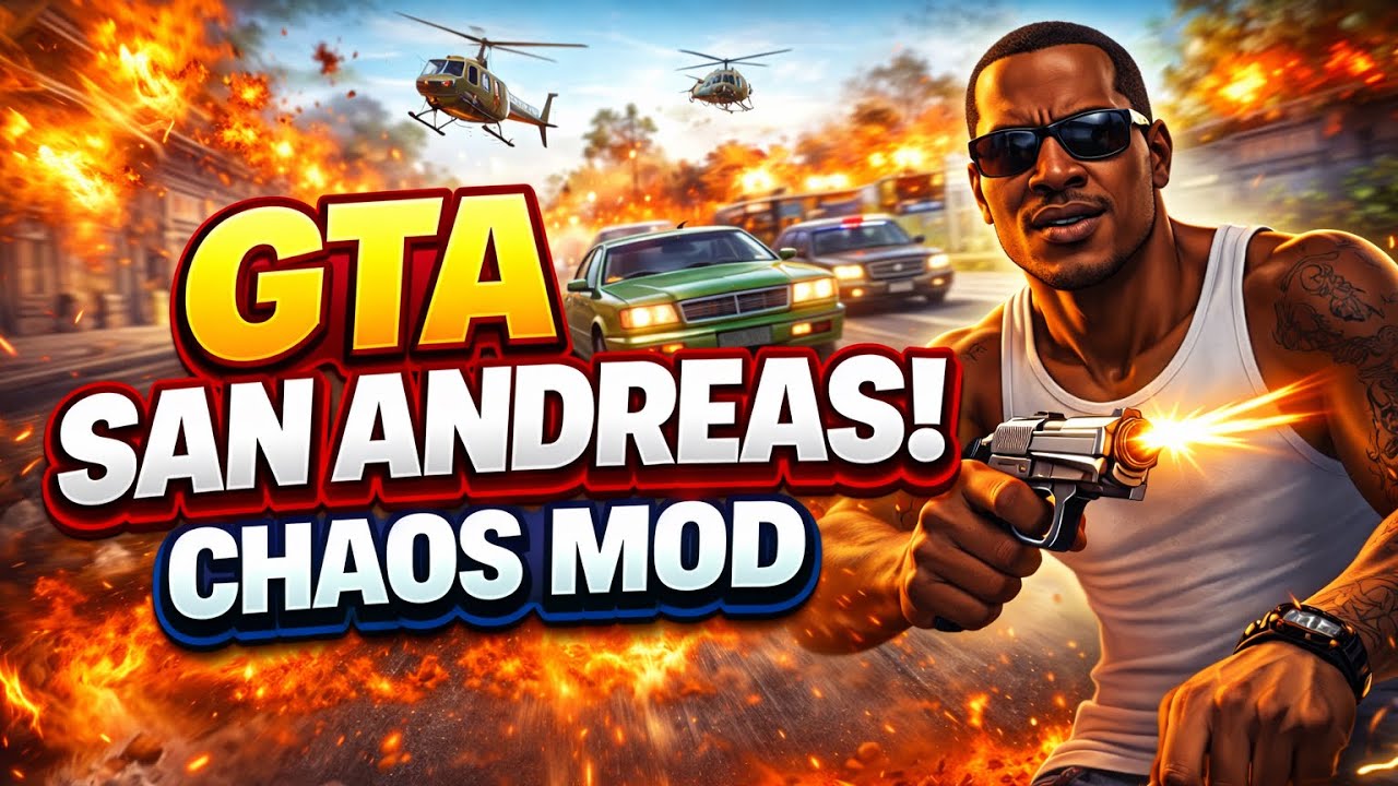 I Destroyed GTA San Andreas With A Chaos Mod! (It's Wild)