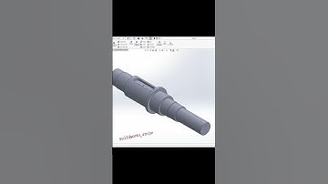 SolidWorks Örnek Çizim 205 (3D solid model example) #shorts #solidworks