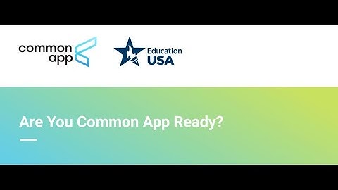 Common App Explained with EducationUSA Australia