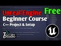 unreal engine 5 course for beginners free class course C++ project create & Setup Class 4