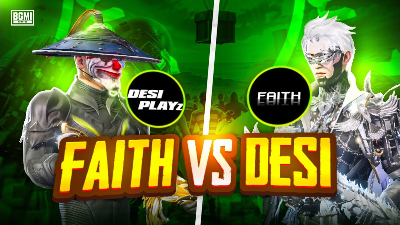 Desi Playz Vs Faith PlayzZz 1v1 TDM | BGMI 1v1 TDM - YouTube