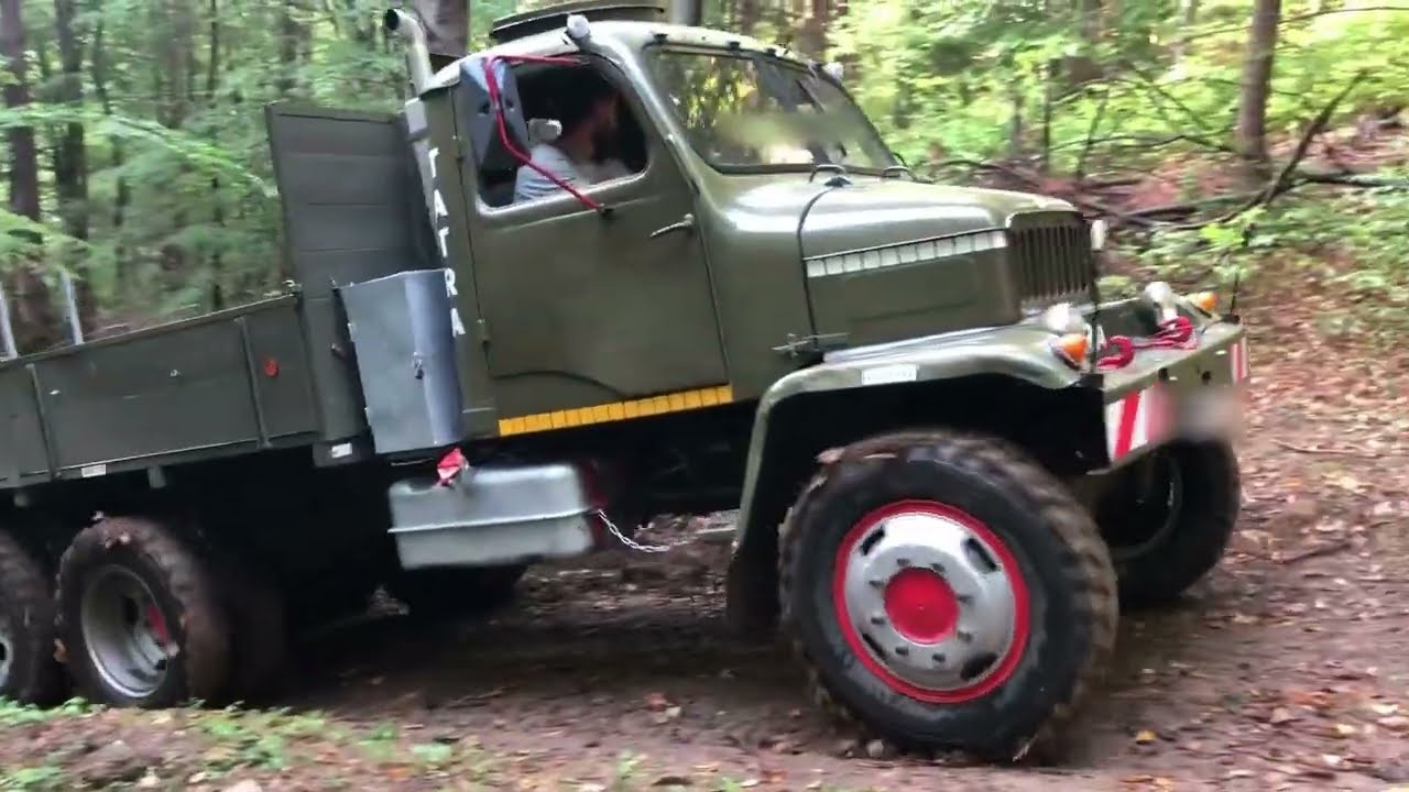 Praga V3S  jazda pre drevo