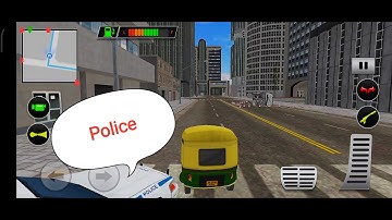 "TukTuk Rickshaw gameplay" - career mode driving - city driving - Cloud City