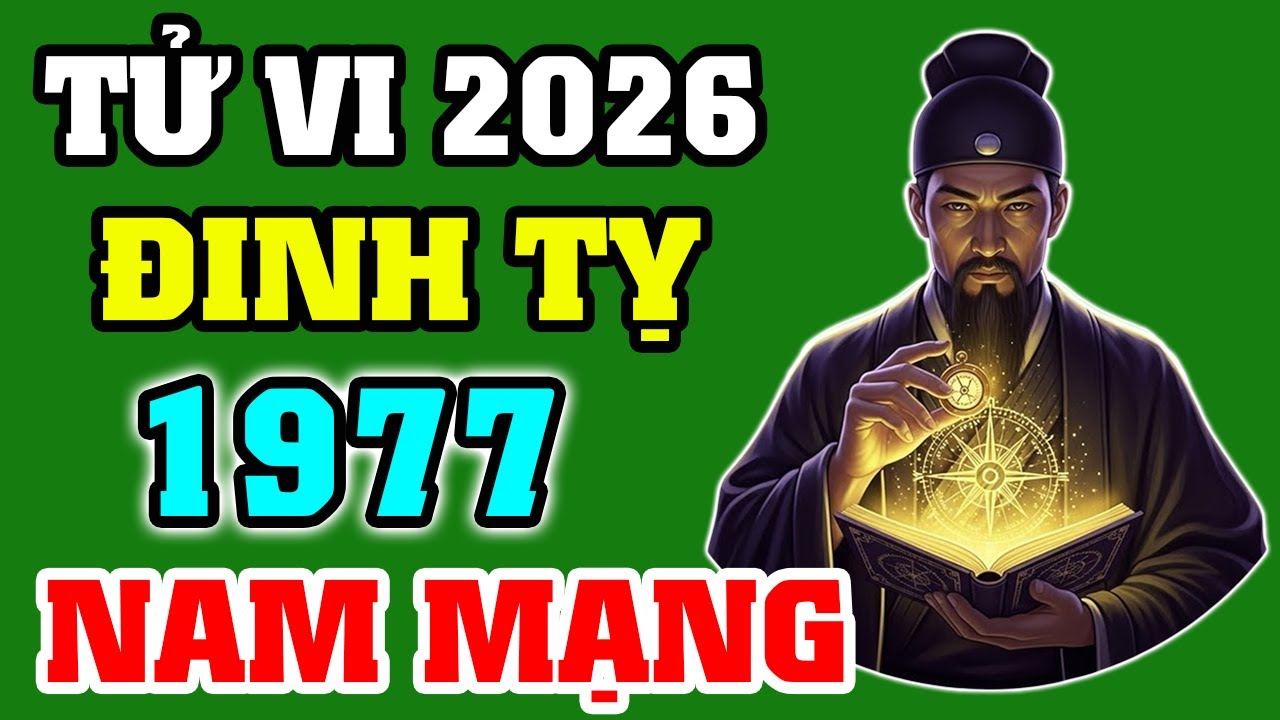 Tử Vi 2026 Tuổi Đinh Tỵ 1977 Nam Mạng | Vận Trình – Tài Lộc – Sự Nghiệp