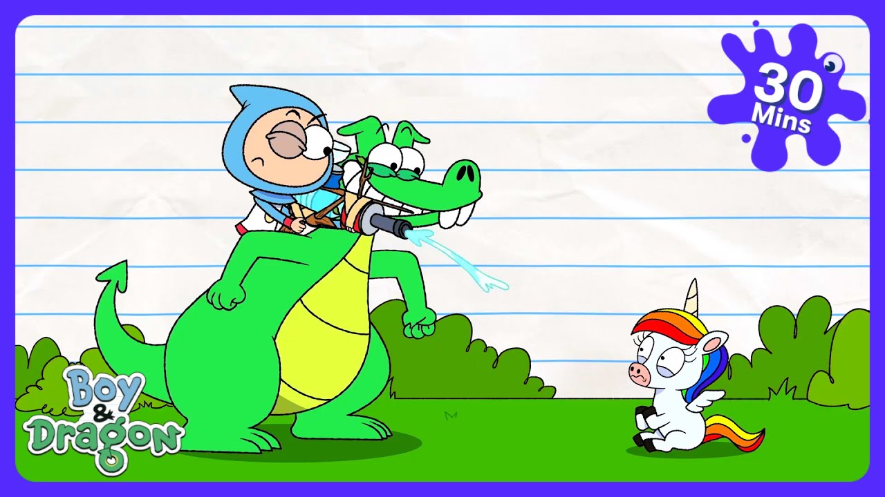 Boy & Dragon - Odkryj róg Jednorożca! | Bajki dla dzieci | WildBrain Park Emocji
