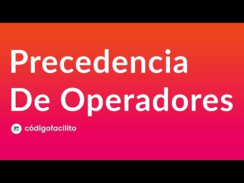 Video: ¿Cuál es el orden correcto de precedencia?