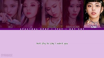 🔴 ITZY (있지) - Not Shy [Hangul/Romanization/English] Color Coded Lyrics | Spectral KPOP