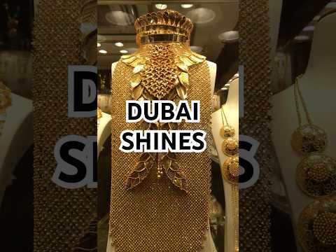 Dubai Gold Vitrine ✨ How Much Is This Window Worth?