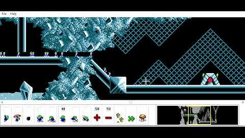 Lemmings 95: Fun level, You need bashers this time