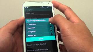 Samsung Galaxy S5: How to Change Touch Key Light Duration screenshot 5