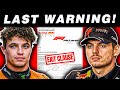 7 MINUTES AGO: MAX VERSTAPPEN LAST WARNING TO LANDO NORRIS SHOCKS THE F1 WORLD!
