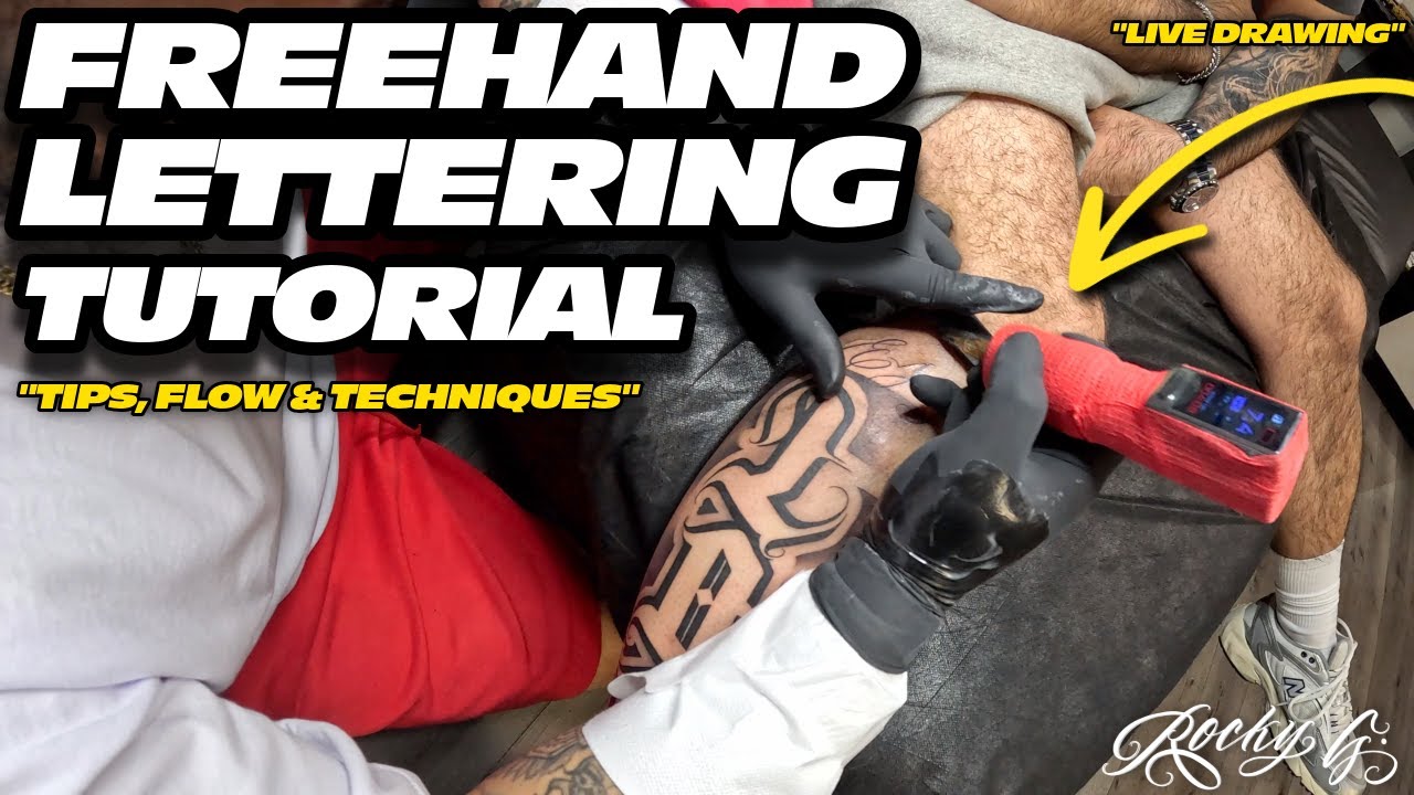 “Freehand Lettering Tattoo Tutorial — Flow, Tips & Live Techniques ...