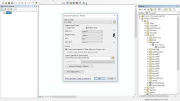 How to Geocode with ESRI World Geocoder