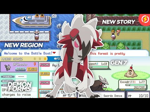 New Completed Pokemon GBA Rom Hack With Gen 7, New Story, New Region, Demon Forms & More! (2019)
