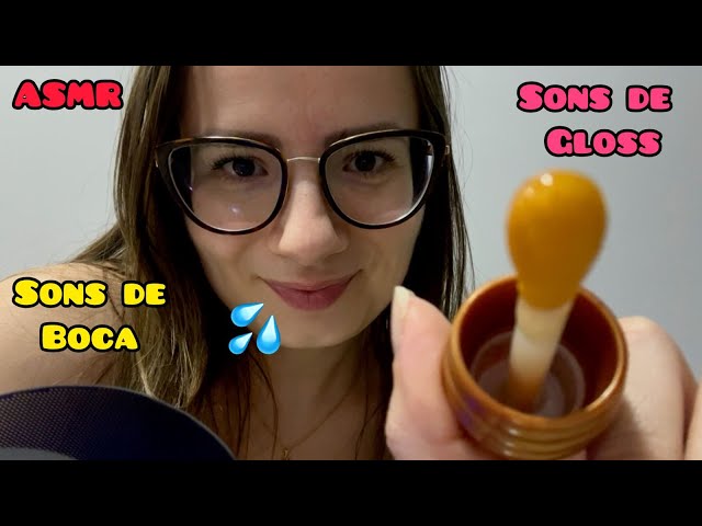 ASMR SONS DE BOCA E GLOSS #asmr #sonsdeboca