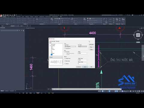 Simple BIM- Autocad Import Revit bị lỗi font chữ