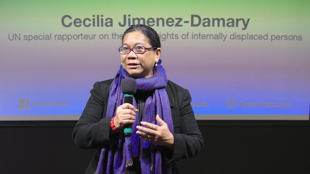 "A Gender Perspective to Internal Displacement" Cecilia Jimenez Damary | HagueTalks