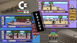 C64 vs. Atari 800XL - 8 games from 1985
