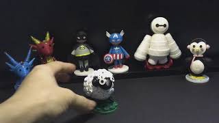 Cartoon characters 3D quilling arts