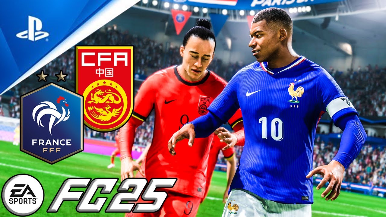 FC 25 FRANCE vs CHINE Gameplay Difficulté Ultime PS5 MOD
