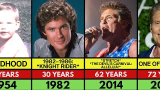 David Helhoff Transformation From 0 To 72 Years Old