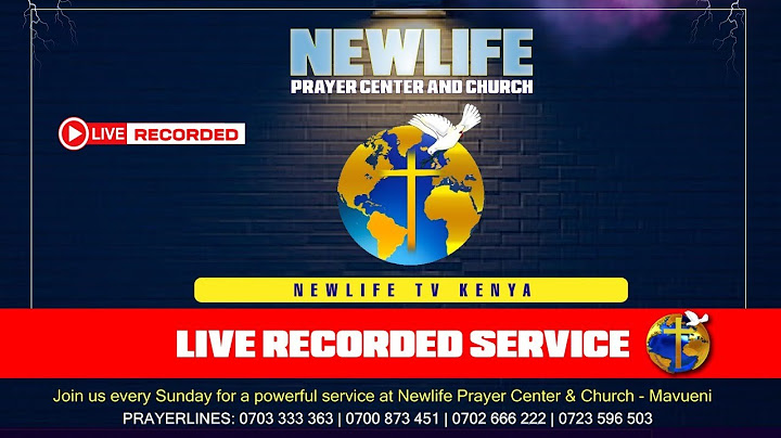 LIVE RECORDED SERVICE.