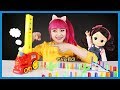 Kereta Api Domino | Domino Laying train learn color for kids | Kids Toys | Mainan anak