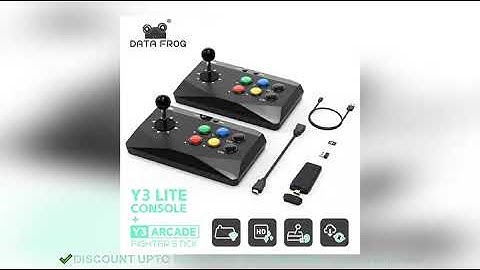 ✔️Best DATA FROG Y3 Arcade 4K Video Game Console with Game Arcade K