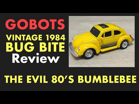 GOBOTS VINTAGE 1984 BUG BITE REVIEW – Basically The Evil Bumblebee Of The 80’s