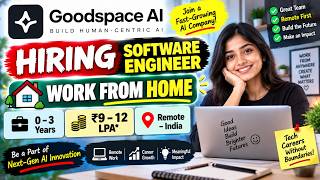Goodspace AI Hiring 2026 🔥 | Software Engineer | ₹9–12 LPA | 0–3 Years | Remote India screenshot 4