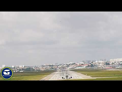 Timelapse de Decolagem na Pista 27R do Aeroporto de Guarulhos (GRU)