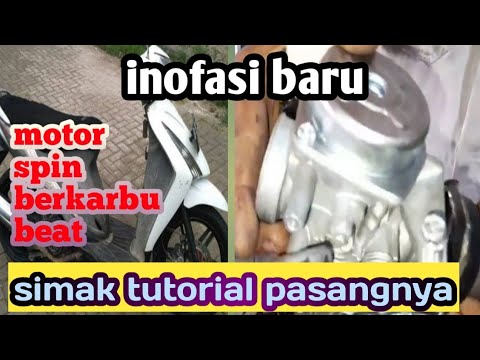 KARBURATOR MOTOR BEAT DIPASANG KEMOTOR SPIN @channel injeksi