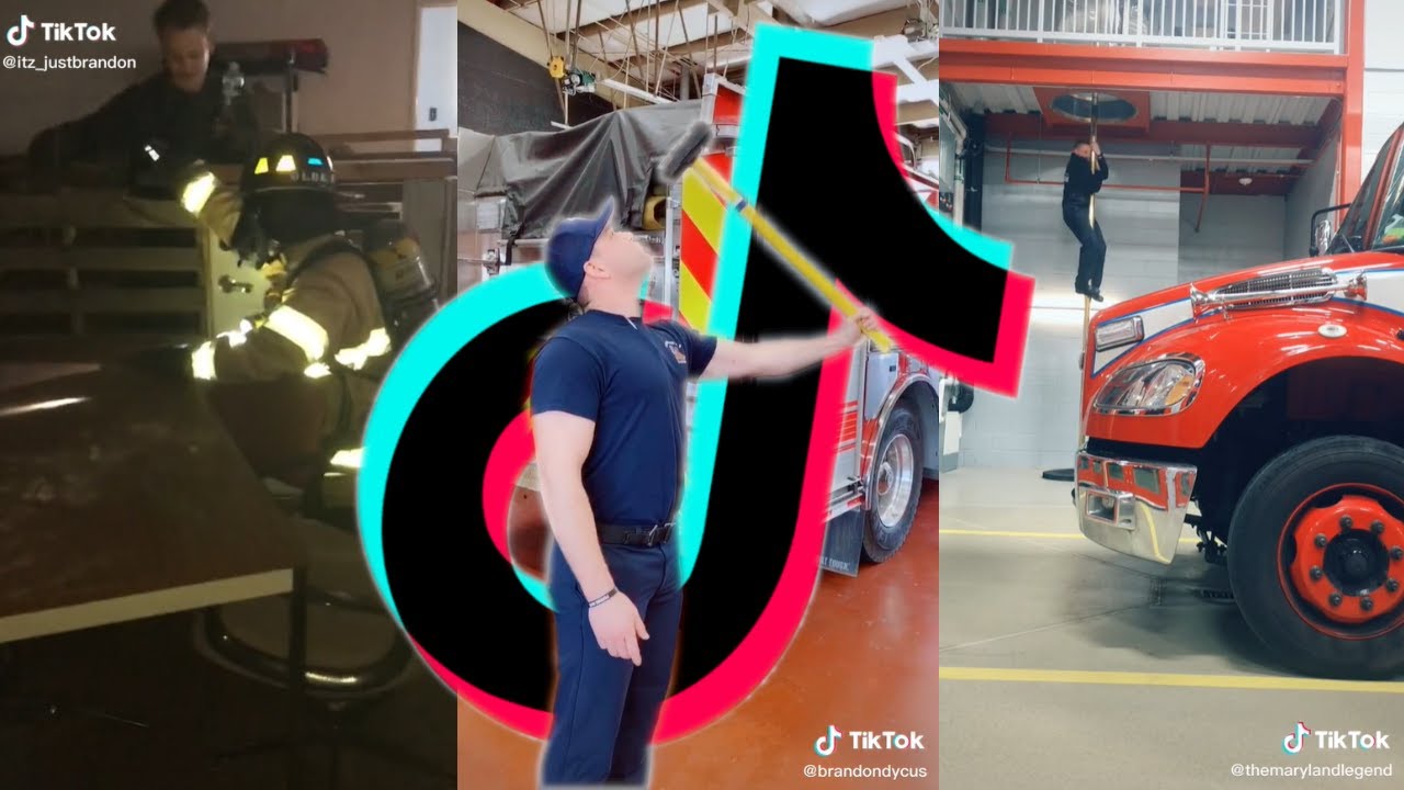 [old video, won’t go online again] Cool Firefighters on TikTok Compilation 2021 #3