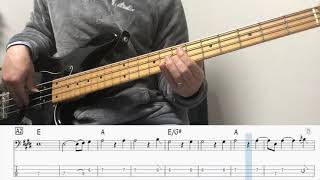 Video thumbnail of "Candle In The Wind - Elton John Bass Cover 연주 & Backing Track (Bass Tab)"