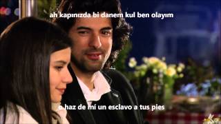 Fatmagül y Kerim cantando - Beren Saat Ve Engin Akyürek - Evlerinin Önü MersinSubt Español