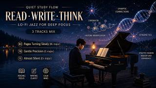 Quiet Study Flow | Lo-fi Jazz for Reading, Writing & Calm Concentration