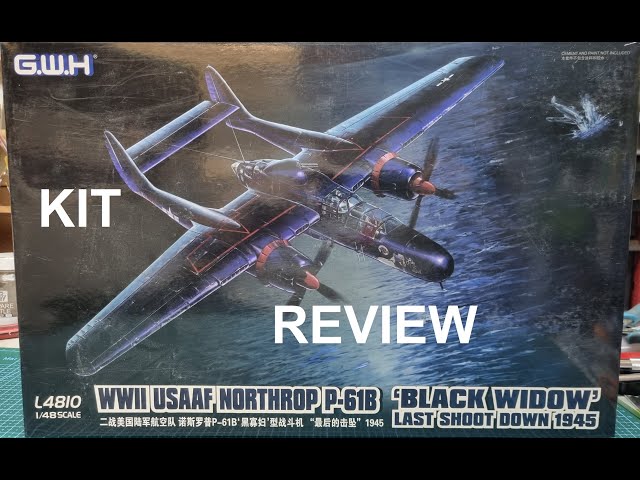 1/48 GWH P-61B Kit Review - YouTube グレートウォールホビー(Great