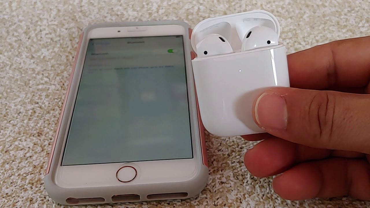 How to connect Apple Airpods 2 with Iphone 7 (manual pairing mode setup) -  YouTube